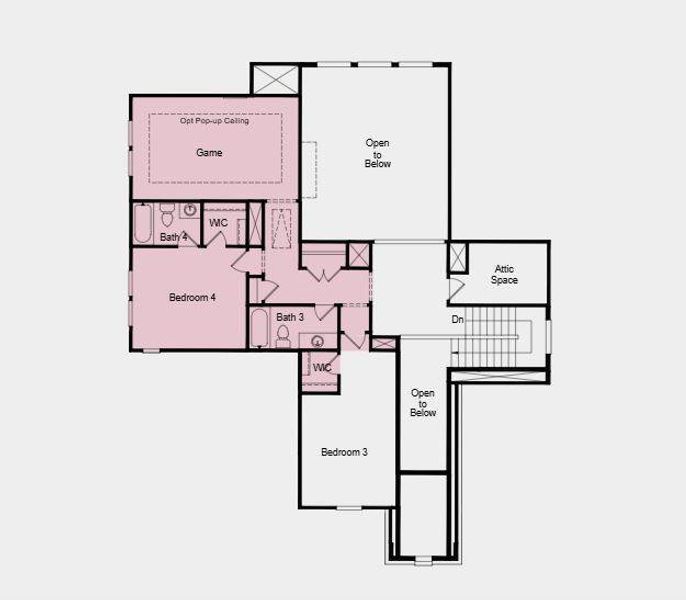Additional Highlights Include: Study in place of flex, upstairs secondary bath, and sliding door at gathering room Additional Highlights Include: Study in place of flex, upstairs secondary bath, and sliding door at gathering room