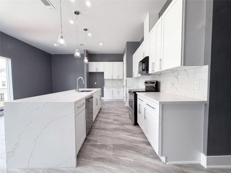 Furnished interior view inside a new home in , Houston (Image 6).