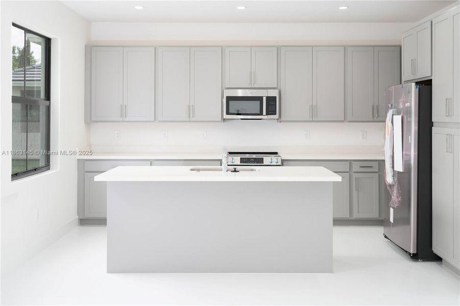 Furnished interior view inside a new home in , Miami (Image 8).