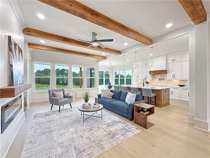 Furnished interior view inside a new home in , Jefferson (Image 53).