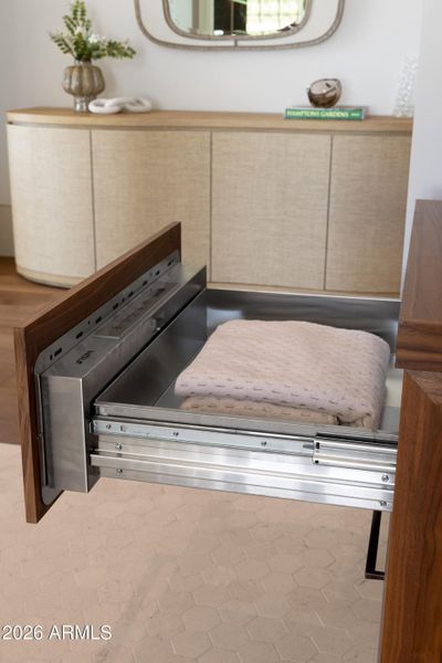 Primary Bath Warming Drawer