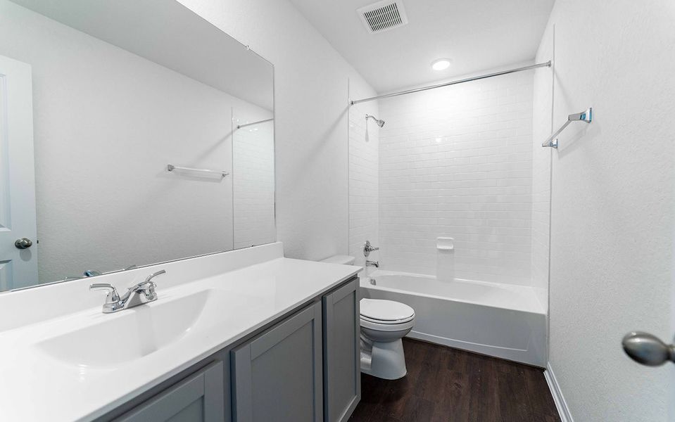 Furnished interior view inside a new home in Katzer Ranch, Converse (Image 9).