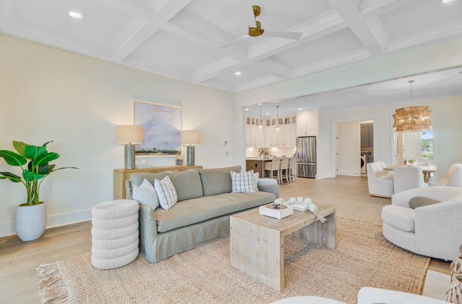 Furnished interior view inside a new home in , Summerville (Image 9).