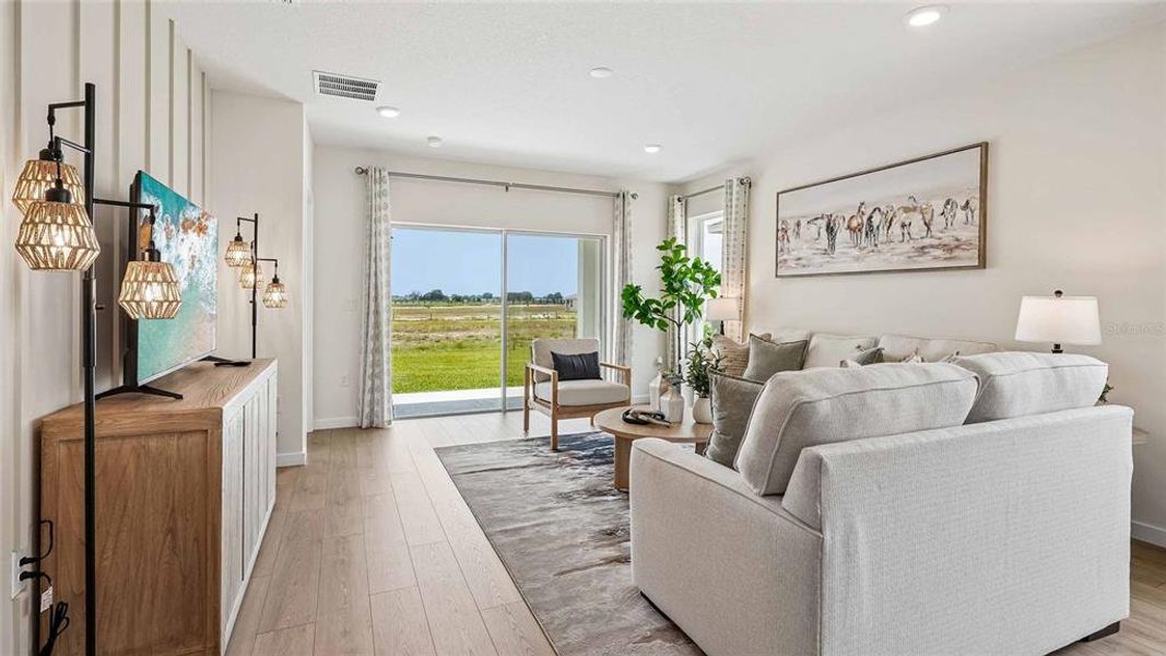 Furnished interior view inside a new home in Ocala Preserve, Ocala (Image 9).