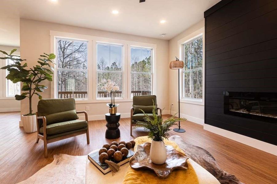 Furnished interior view inside a new home in , Dallas (Image 32).