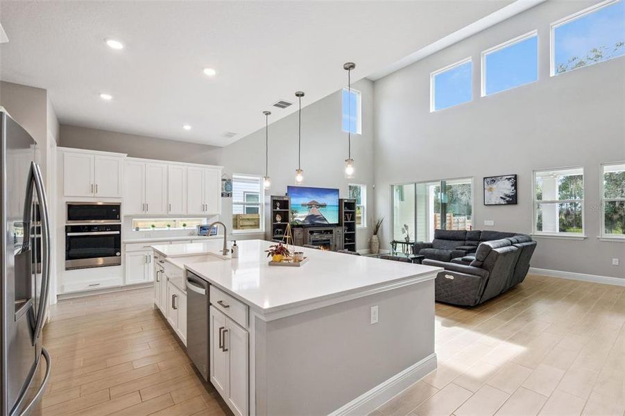 Furnished interior view inside a new home in Weslyn Park at Sunbridge, St. Cloud (Image 20).