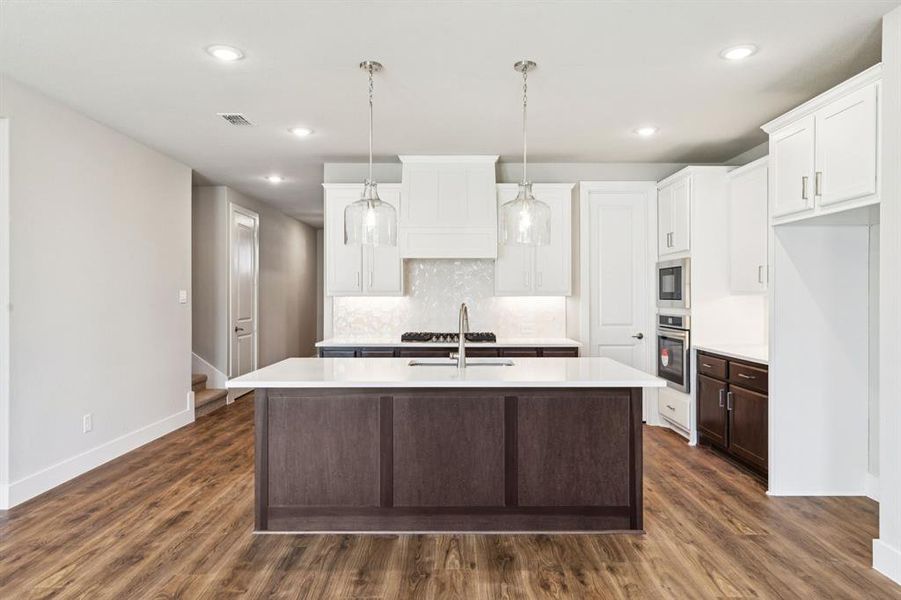 Furnished interior view inside a new home in Painted Tree Woodland West, McKinney (Image 10).