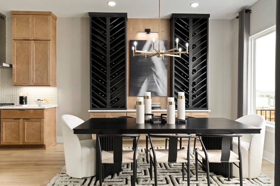 Representative furnished interior of a home built from the McKinney by Tri Pointe Homes in Lariat, Liberty Hill (Image 19).