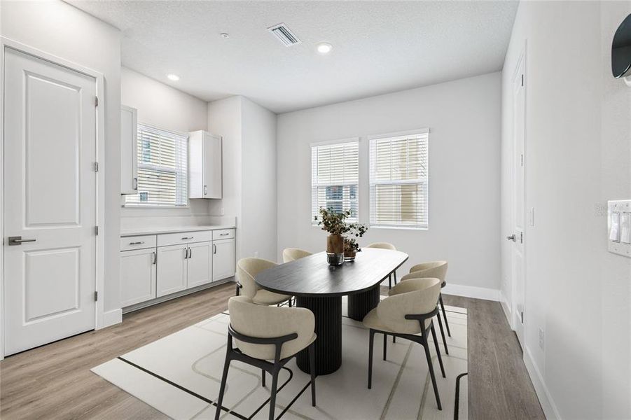 Furnished interior view inside a new home in Apex at Seminole Heights, Tampa (Image 17). Furnished interior view inside a new home in Apex at Seminole Heights, Tampa (Image 17).