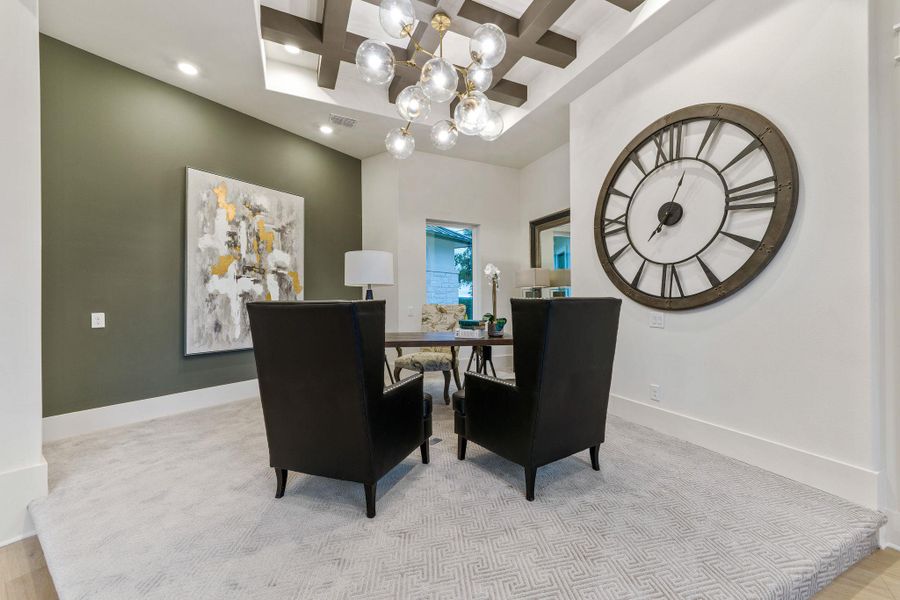 Furnished interior view inside a new home in , Johnson City (Image 14).