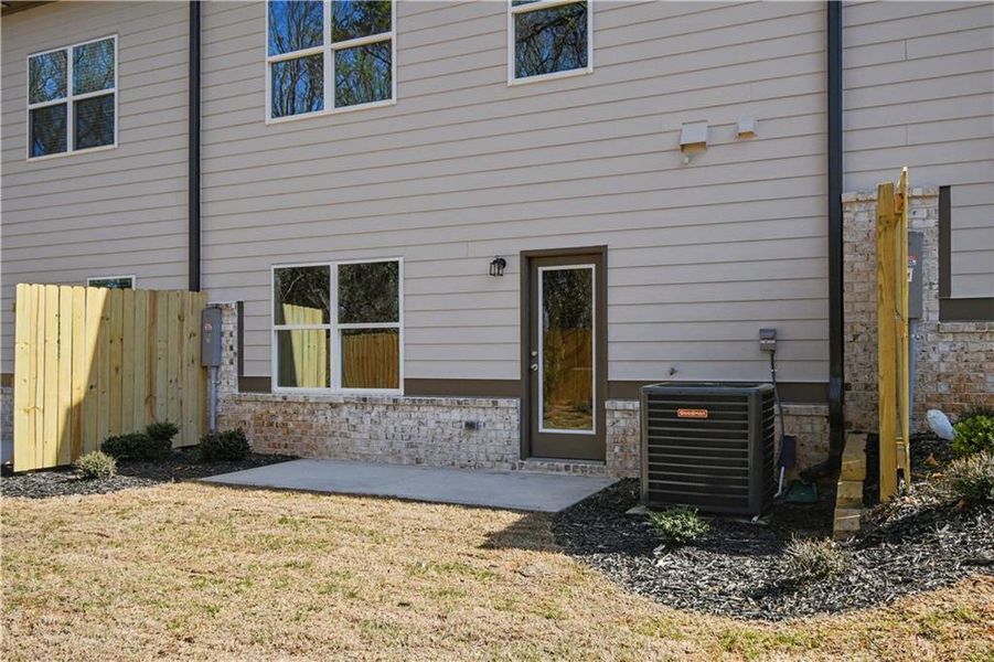 Exterior details and patio area of a home in , Norcross (Image 4).