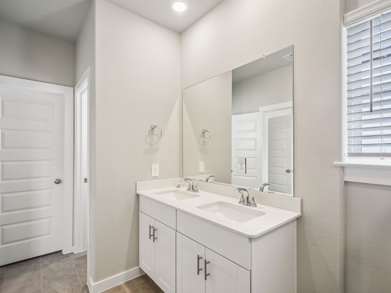 Furnished interior view inside a new home in Pinewood Trails - City Series, Atascocita (Image 10).