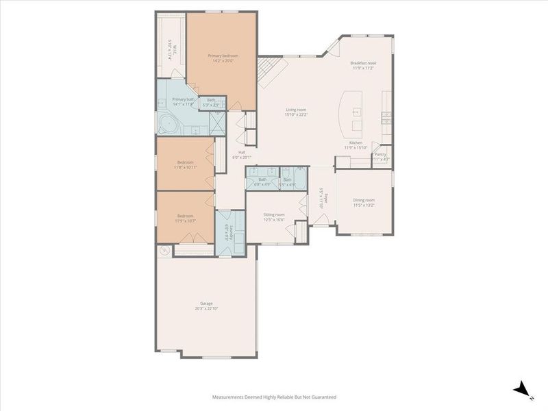 2D floor plan layout of this home in Abe's Landing, Granbury, TX (Image 6). 2D floor plan layout of this home in Abe's Landing, Granbury, TX (Image 6).