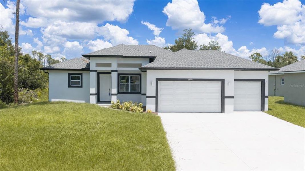 Front exterior of a new home in , Port Charlotte, FL, highlighting curb appeal (Image 29).