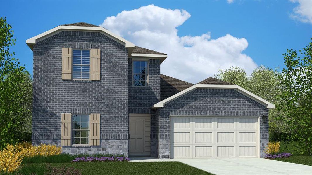 Front Elevation-D.R. Horton's Midland floor plan elevation-B-All Home and community information, including pricing, included features, terms, availability and amenities, are subject to change at any time without notice or obligation. All Drawings, pictures, photographs, video, square footages, floor plans, elevations, features, colors and sizes are approximate for illustration purposes only and will vary from the homes as built. Front Elevation-D.R. Horton's Midland floor plan elevation-B-All Home and community information, including pricing, included features, terms, availability and amenities, are subject to change at any time without notice or obligation. All Drawings, pictures, photographs, video, square footages, floor plans, elevations, features, colors and sizes are approximate for illustration purposes only and will vary from the homes as built.