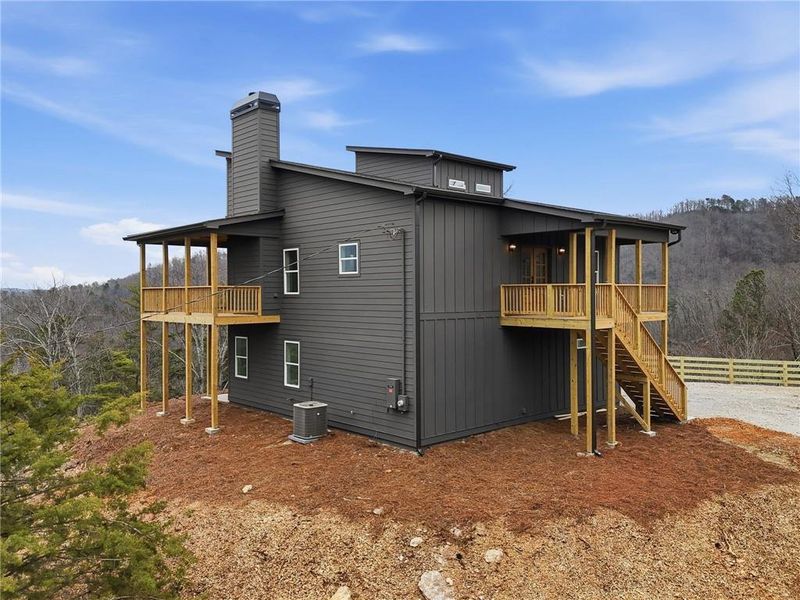 Exterior details and patio area of a home in , Ranger (Image 30).