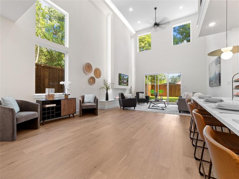 Furnished interior view inside a new home in , Dallas (Image 6).