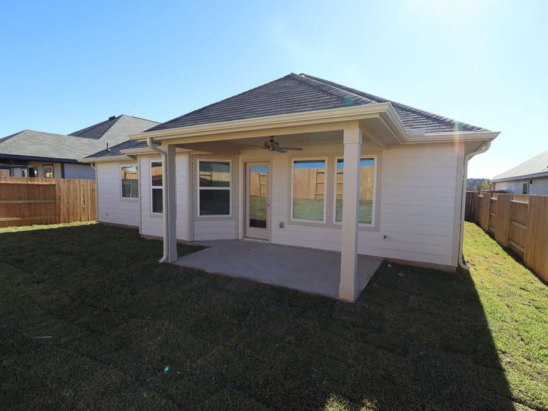 Exterior details and patio area of a home in Lone Star Landing, Montgomery (Image 26).