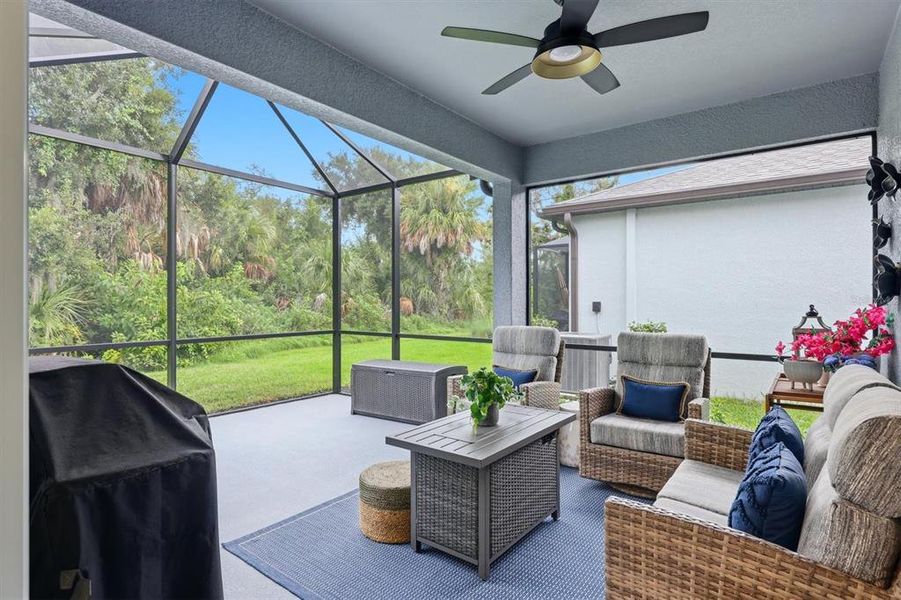 Exterior details and patio area of a home in Del Webb BayView, Parrish (Image 24). Exterior details and patio area of a home in Del Webb BayView, Parrish (Image 24).