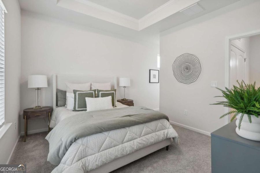 Furnished interior view inside a new home in Stonebridge North, Macon (Image 7).