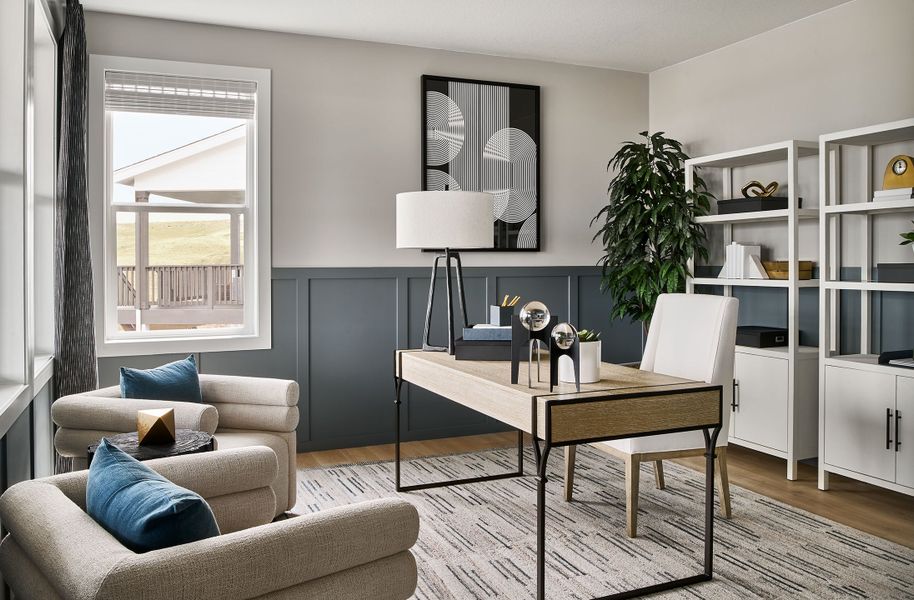 Representative furnished interior of a home built from the Steamboat Plus | A Multi-Gen Home by Taylor Morrison in Macanta, Castle Rock (Image 21).