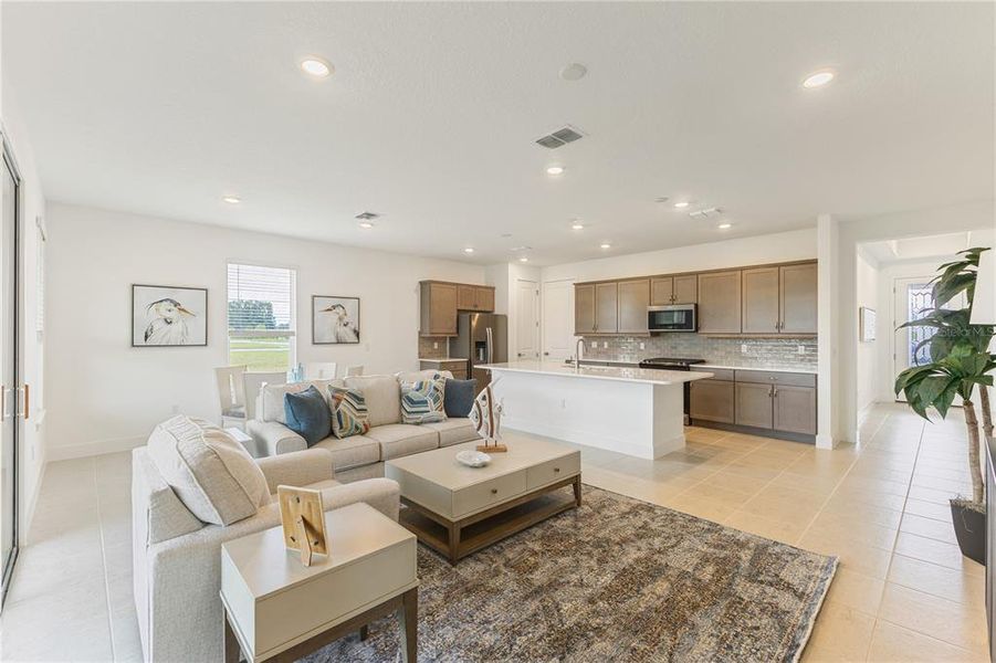 Furnished interior view inside a new home in Ocala Preserve, Ocala (Image 4).