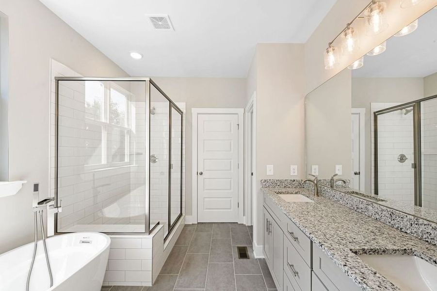 Furnished interior in a model home at Starks Estates in Cross Plains (Image 8).