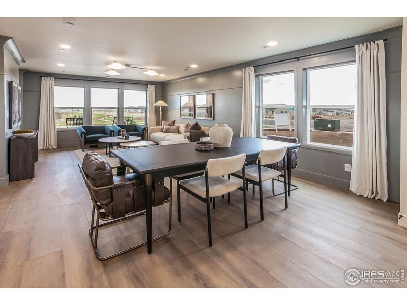 Furnished interior view inside a new home in , Fort Collins (Image 16).