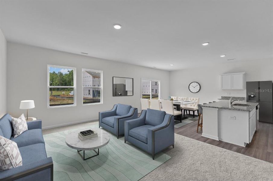 Furnished interior view inside a new home in Oakfield Lakes, Parrish (Image 6).