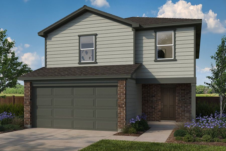 Representative exterior photo of a completed home built from the 2041 Modeled by KB Home in Saddlebrook Trails, Beasley, TX (Image 10).