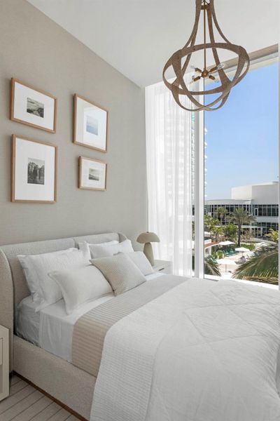 Furnished interior view inside a new home in , Fort Lauderdale (Image 27).