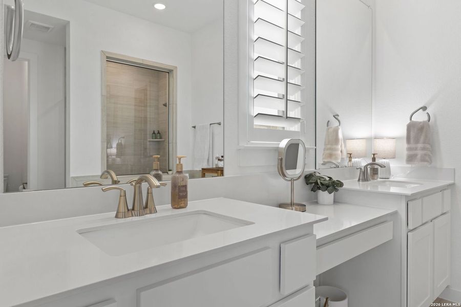 Furnished interior view inside a new home in , Kyle (Image 37).