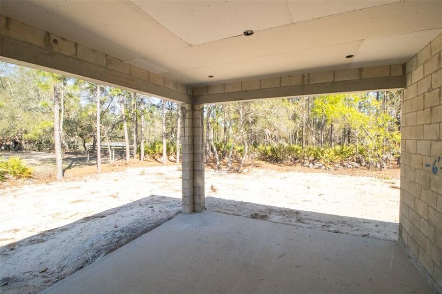 In-progress construction of a new home in Pine Ridge Estates, Beverly Hills, FL (Image 10).