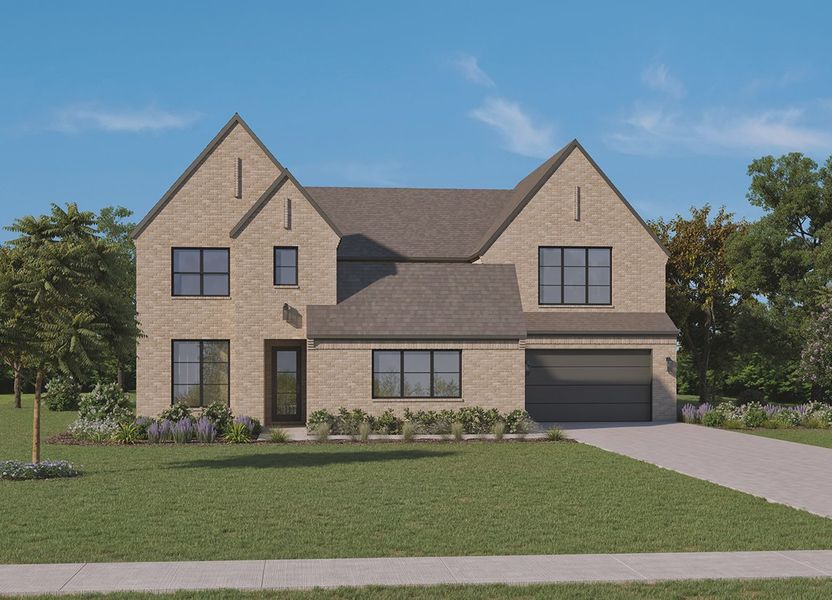 Representative exterior photo of a completed home built from the The Collin by Homebound in Park Place, Prosper, TX (Image 8).