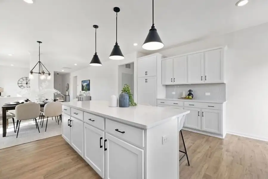 Representative furnished interior of a home built from the Dobson by True Homes in Harpers Landing, Walkertown (Image 4).