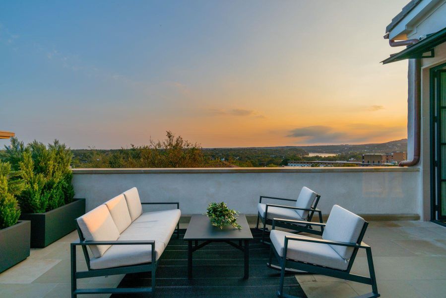 Exterior details and patio area of a home in , Austin (Image 23). Exterior details and patio area of a home in , Austin (Image 23).