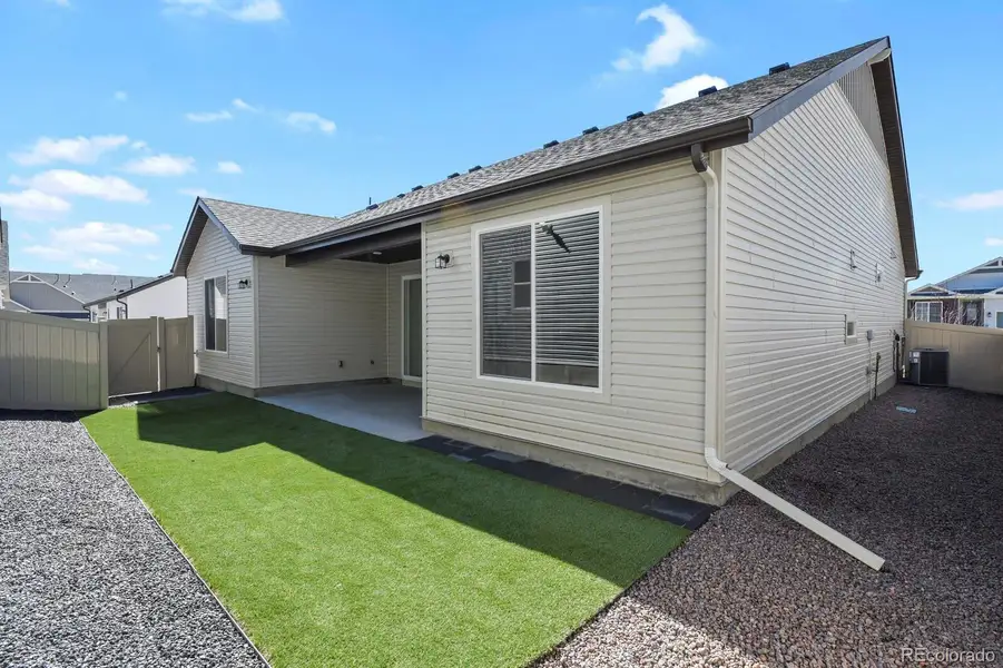 Exterior details and patio area of a home in , Colorado Springs (Image 3).
