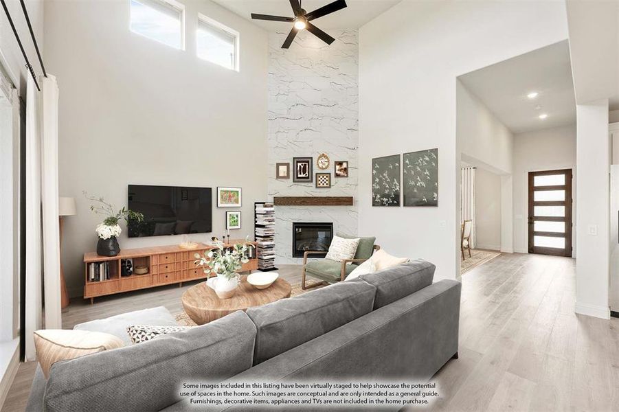 Furnished interior view inside a new home in Glenwood Meadows, Argyle (Image 9).