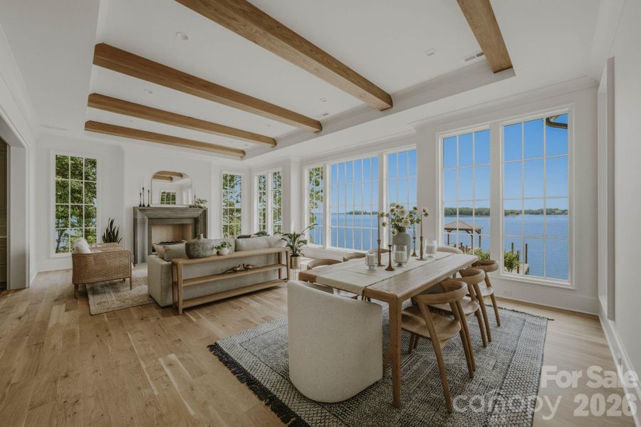 Furnished interior view inside a new home in , Denver (Image 14).