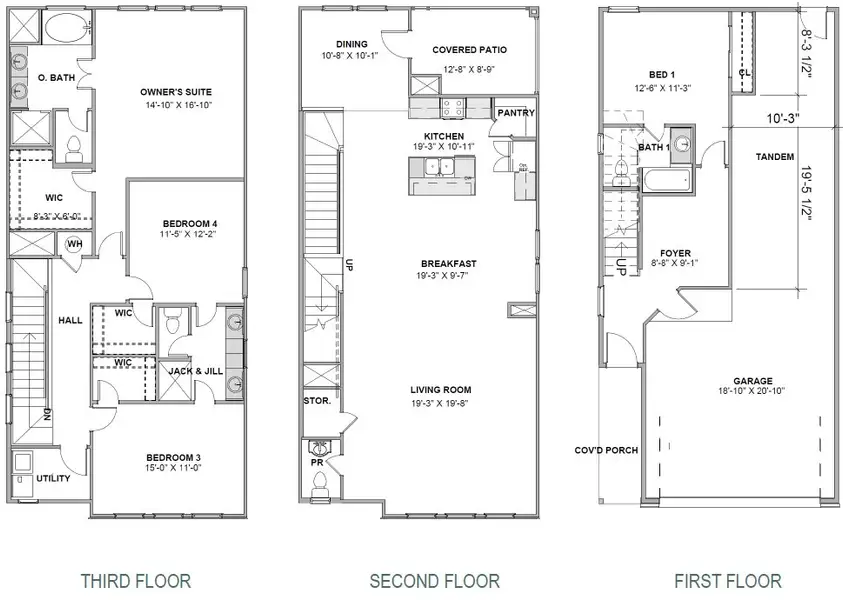 2D floor plan layout of this home in Skyview, Alvin, TX (Image 2). 2D floor plan layout of this home in Skyview, Alvin, TX (Image 2).