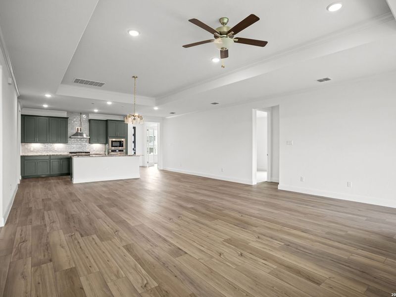 Spacious, unfurnished interior of a new home in The Reserve at Potranco Oaks, Castroville (Image 24).