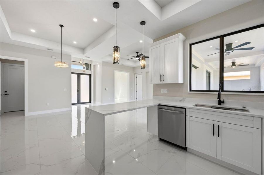 Furnished interior view inside a new home in , Placida (Image 11).