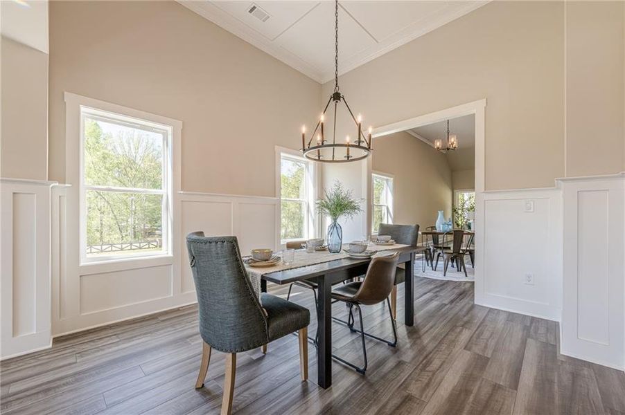 Furnished interior view inside a new home in , Covington (Image 6).