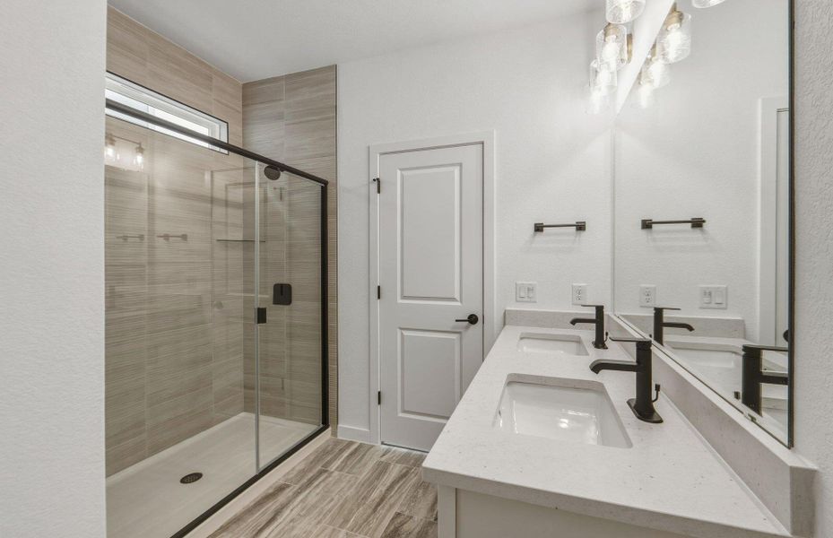 Furnished interior view inside a new home in Cameron Place, Manor (Image 9).