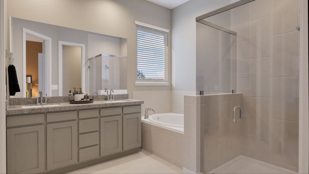 Representative furnished interior of a home built from the Shiner by Tricoast Homes in Sunterra 40, Katy (Image 20). Representative furnished interior of a home built from the Shiner by Tricoast Homes in Sunterra 40, Katy (Image 20).