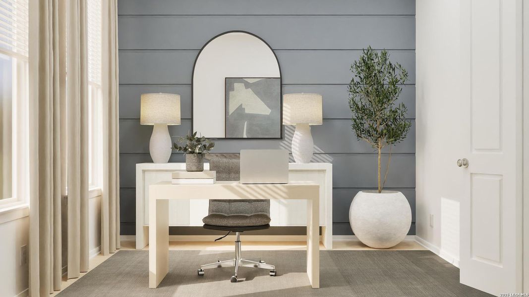 Furnished interior view inside a new home in Brookmill, San Antonio (Image 25). Furnished interior view inside a new home in Brookmill, San Antonio (Image 25).