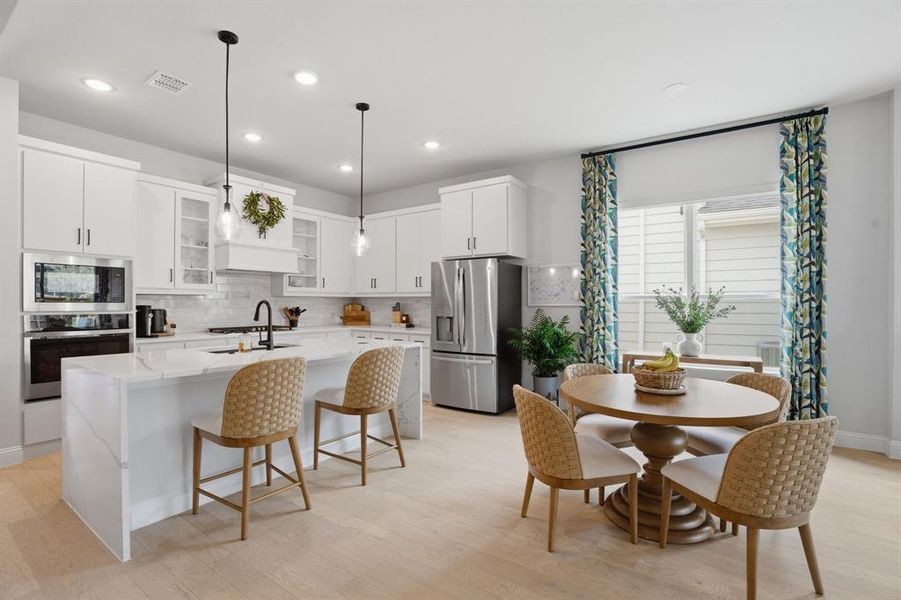 Furnished interior view inside a new home in , Rowlett (Image 10).