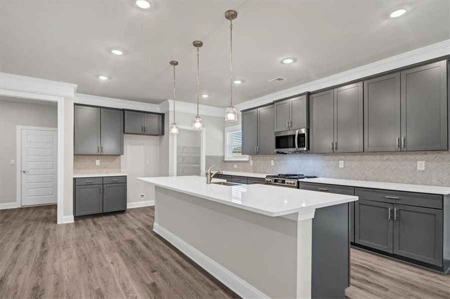 Furnished interior view inside a new home in Tuscany Hills, Douglasville (Image 5).