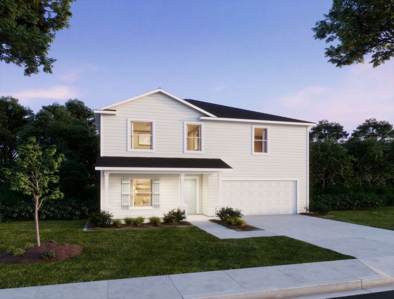 Representative exterior photo of a completed home built from the Sequoia by Maronda Homes in Bellview Pointe, Bellview, FL (Image 17).