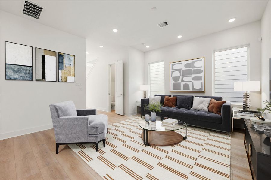 Additional view of the Living Room. *Virtually Staged